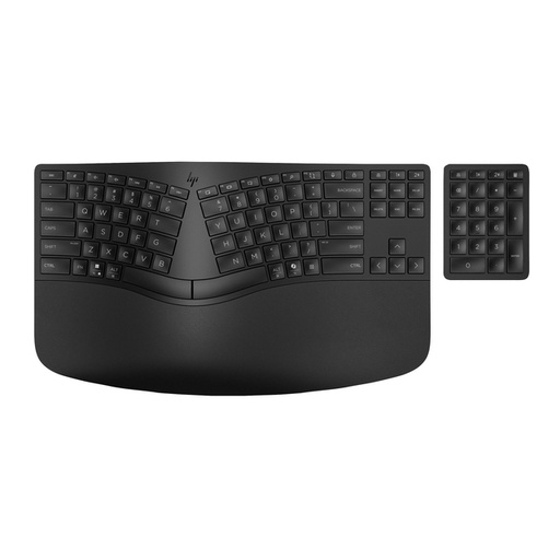 [1467971] Toetsenbord HP 965 BLK Ergonomisch draadloos QWERTY