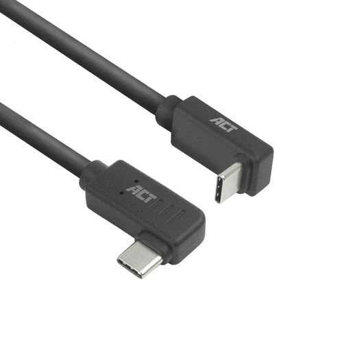 [1468046] Kabel ACT USB-C hoek links/rechts USB-C hoek boven/beneden 10Gbps 2m