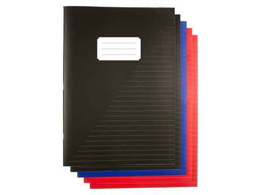[1468055] Schrift Kangaro A4 lijn 80 pagina's 60gr assorti pak à 5 stuks