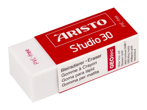 [1468101] Gomme Aristo Studio 30 blanc