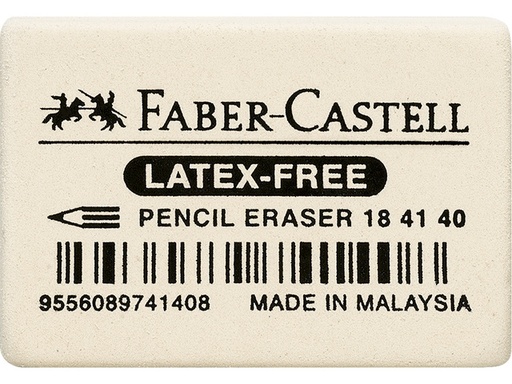 [1468109] Gomme Faber Castell 7041 34x26x8mm blanc