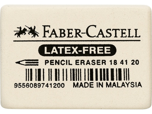 [1468117] Gum Faber Castell 7041 40x27x13mm wit