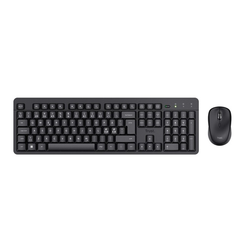 [1468138] Clavier et souris Trust TKM-360 sans fil noir QWERTY