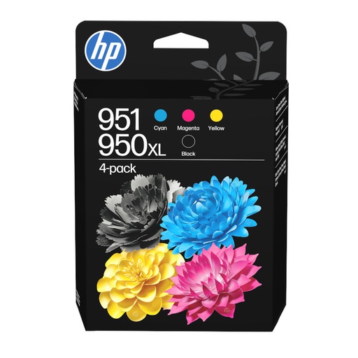 [1468147] Inktcartridge HP C3WK1AE 950XL/951 zwart + 3 kleuren
