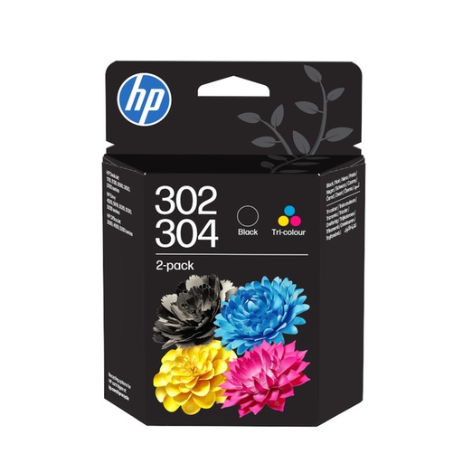 [1468148] Inktcartridge HP B82L1AE 302/ 304 zwart + kleur