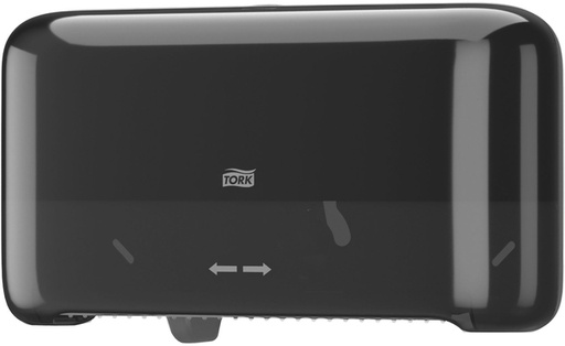 [1468150] Distributeur papier toilette Tork T7 Elevation Optiserve Coreless 558068 Medium Duo noir