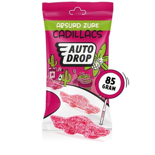 [1438937] Autodrop Cadillacs acidulées sachet 85g
