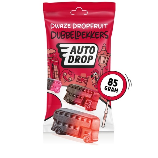 [1438939] Autodrop dubbeldekkers zak 85 gram
