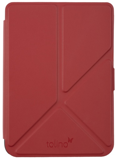 [1468373] E-reader beschermhoes Tolino Shine Origami rood