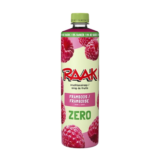 [1468501] Sirop RAAK framboise sans sucre 750ml