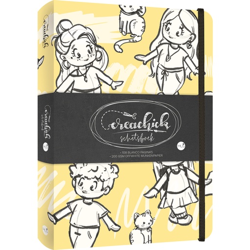 [1465935] Schetsboek CreaChick Yellow