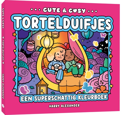 [1467343] Kleurboek MUS Cute & Cosy Tortelduifjes