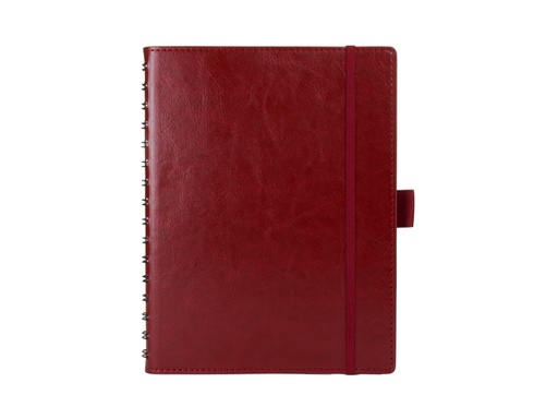 [1467822] Carnet de notes Multo Hannibal A5 bordeaux similicuir