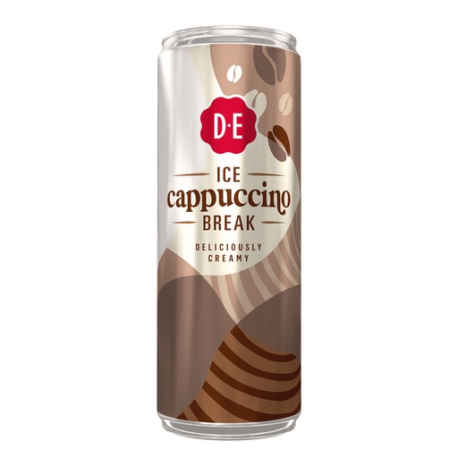 [1467843] Ijskoffie Douwe Egberts cappuccino blik 250 ml