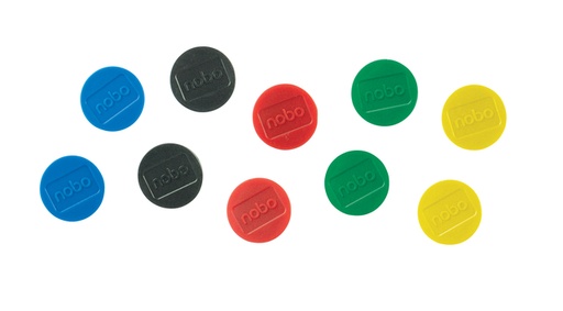 [1468600] Aimant Nobo 38mm assorti 10 pièces