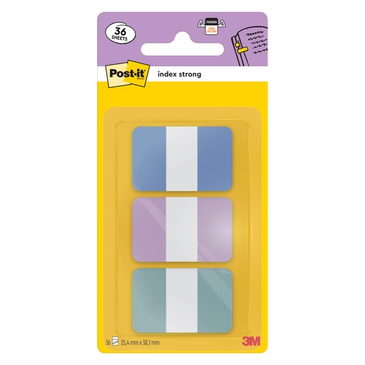 [1468614] Onglet Post-it 686-3COAST 25,4x38,1mm Strong 36 onglets
