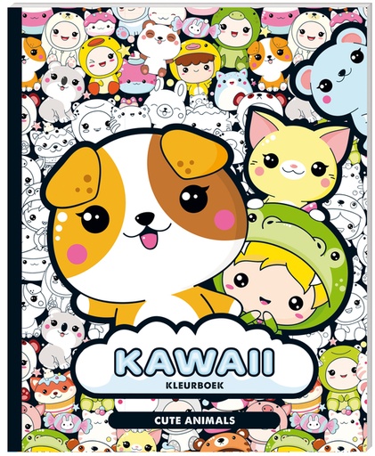 [1468653] Kleurboek Kawaii Cute Animals