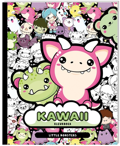 [1468655] Kleurboek Kawaii Little Monsters