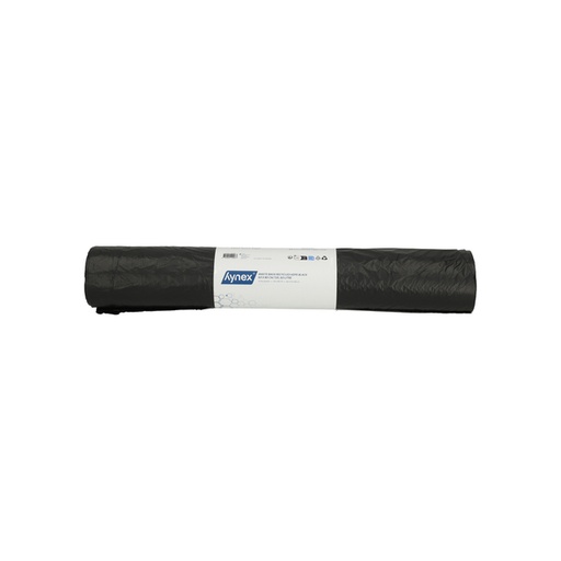 [1468738] Sac poubelle Hynex 60x80cm HDPE rec T25 60L noir rouleau 25 pièces