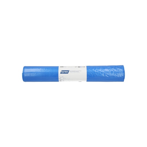 [1468742] Sac poubelle Hynex 70x110cm LDPE recyclé T40 120L bleu rouleau 20 pièces