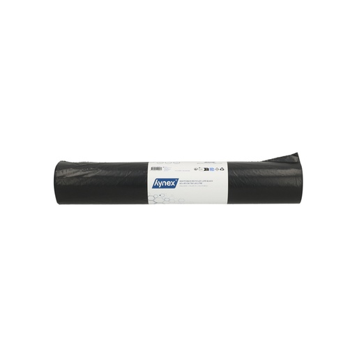 [1468745] Afvalzak Hynex 60x80cm LDPE recycled T60 60L zwart rol à 20 stuks