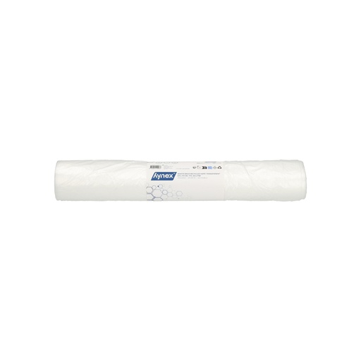 [1468750] Sac poubelle Hynex 63x70cm HDPE recyclé T15 50L transparent rouleau 50 pièces