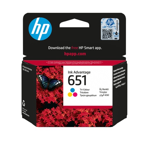 [1468775] Cartouche d'encre HP CP11A 651 couleur