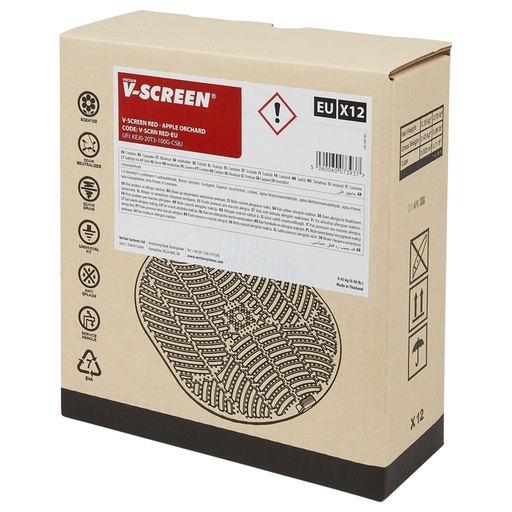 [1469408] Urinoirmat V-screen Apple Orchard 12 stuks