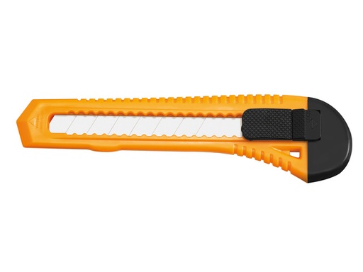 [1469415] Cutter Westcott Office 18mm fermeture coulissante orange