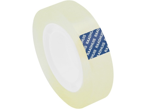 [1469422] Plakband Raadhuis 12mmx33m transparant
