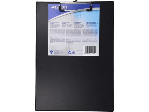 [1469424] Klembord Westcott A4 zwart