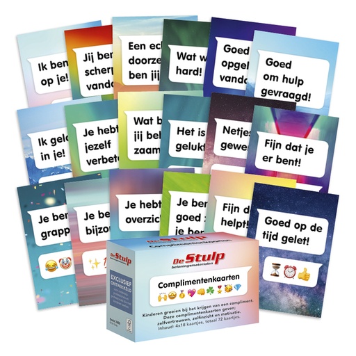 [1469454] Complimentenkaarten De Stulp assorti