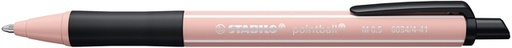 [1469661] Stylo bille STABILO pointball Wildflower Medium rose pivoine