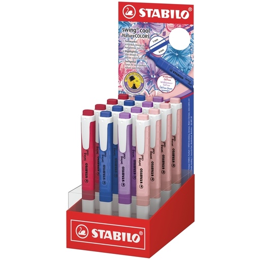 [1469671] Markeerstift STABILO Swing cool Wldflower assorti