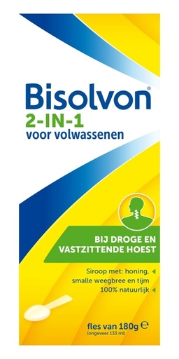 [1469577] Hoestdrank Bisolvon 2-in-1 volwassenen 133ml