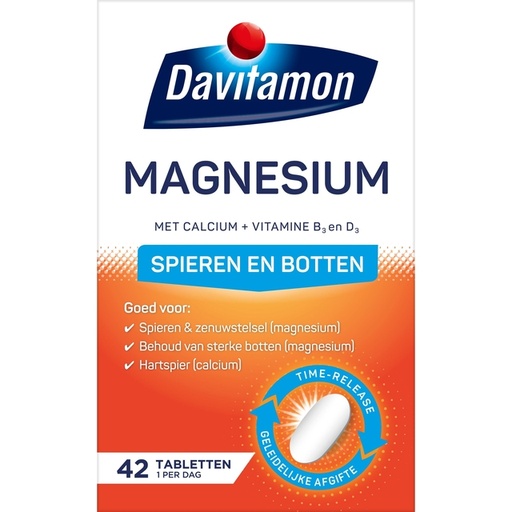 [1469588] Magnesium Davitamon spieren en botten 42 stuks