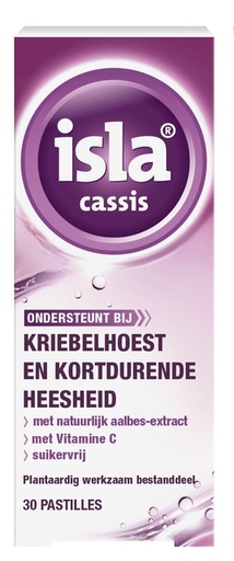 [1469602] Keelpastilles Isla Cassis 30 stuks