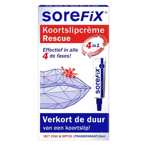 [1469604] Koortslipcreme Sorefix rescue tube 6ml