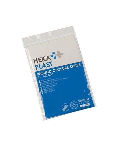 [1469625] Wondhechtingstrips Hekaplast 6x100mm steriel