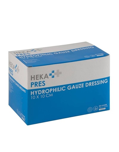 [1469644] Hydrofiel gaaskompres Hekapres 10x10cm steriel