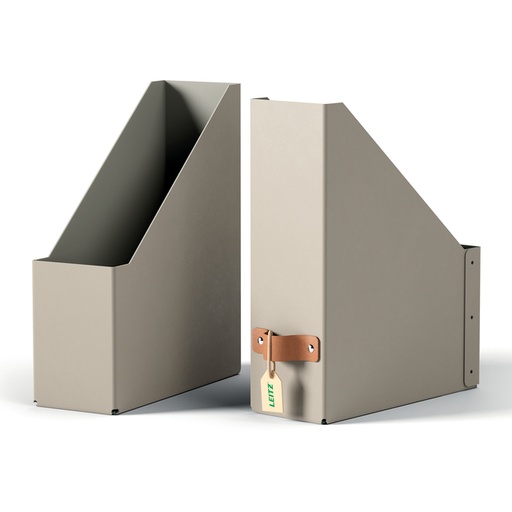 [1465908] Porte-revues Leitz Puro beige set 2 pièces
