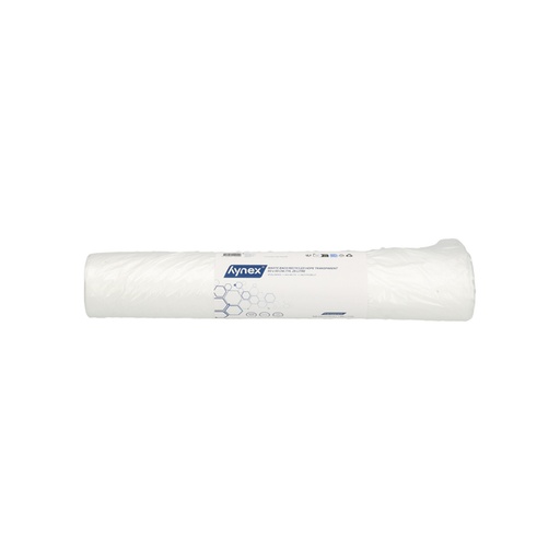 [1468736] Sac poubelle Hynex 50x55cm HDPE recyclé T15 25L Transparent rouleau 50 pièces
