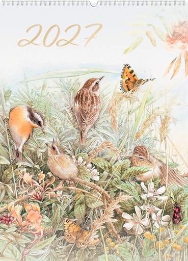 [1467030] Maandkalender 2027 Marjolein Bastin 400x550mm nederlands