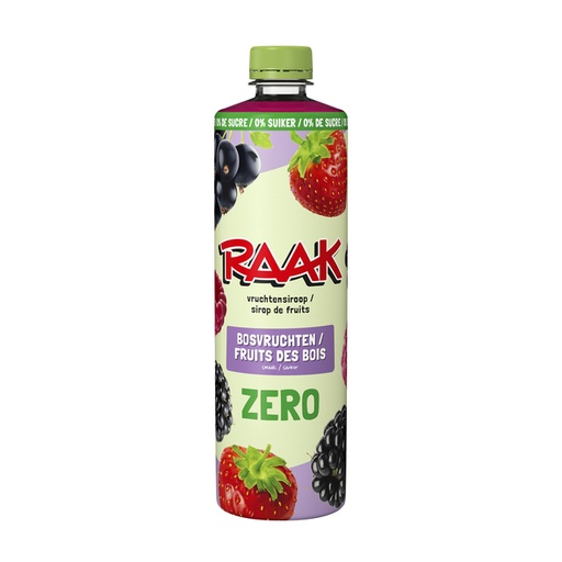 [1468504] Siroop RAAK bosvruchten zero sugar 750ml