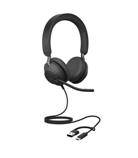 [1469432] Headset Jabra Evolve2 40 SE USB C/A MS Stereo bedraad