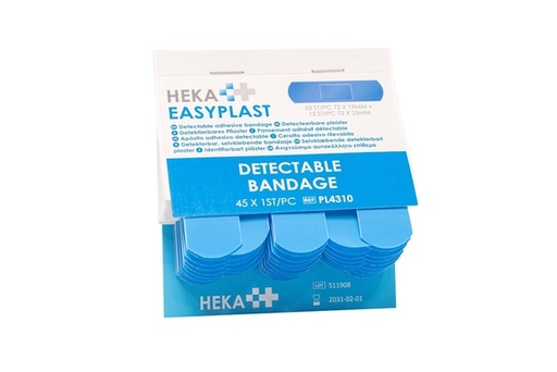 [1469162] Pleister Heka Easyplast detectable navulling 6x 45 stuks