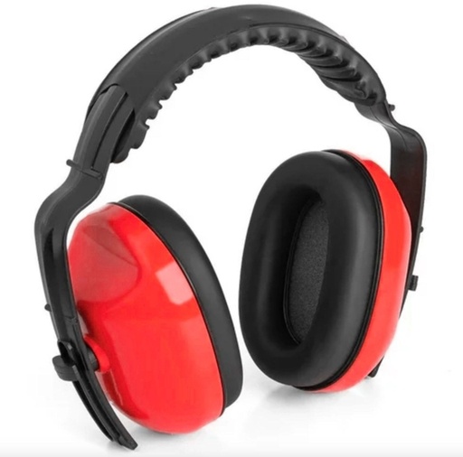 [1467249] Oorkap Active Gear 29 dB met hoofdbeugel rood