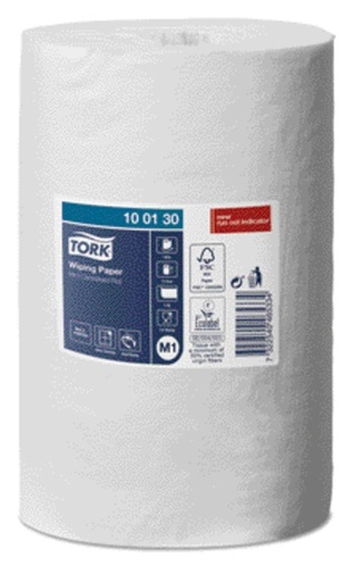 [890337] Papier d'essuyage Tork M1 Advanced 100130 1 épaisseur 120m blanc