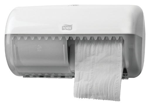 [892068] Distributeur papier toilette Tork T4 Elevation Twin 557000 blanc