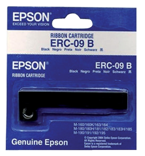 [404920] Ruban Epson S015166 pour ERC09 nylon noir